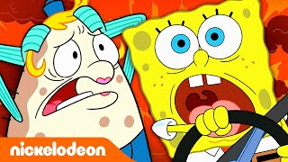 60 MINUTES Of SpongeBobs WEIRDEST Boating School Moments  Nicktoons [upl. by Nerua347]