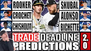 MLB Trade Deadline Predictions 20 Crochet Skubal Jazz Chisholm Blue Jays Mets Dodgers amp More [upl. by Pallaton67]