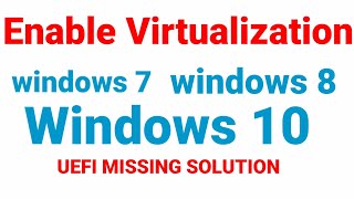 How to Enable Virtualization in Windows 10Enable Virtualization in PCWindows 10 hp virtualization [upl. by Frankie]