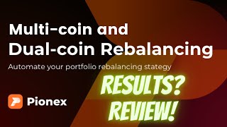 Dual Coin rebalancing bot update amp new Multi coin rebalancing bot on Pionex review [upl. by Varden]