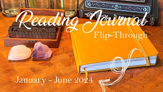 2024 Reading Journal MidYear Flip Through [upl. by Dorsey]