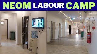 Neom Labour Camp  New Line Lebour Camp  in Saudia Arabia  babar real life studio [upl. by Sej]