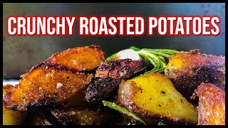 Crunchy Roasted Potatoes  Oven Roasted Potatoes Recipe [upl. by Atsirhc]