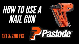 How to use a PASLODE Nail Gun [upl. by Kehoe]