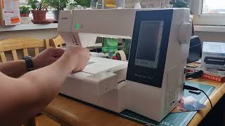 How To Use Janome 500e embroidery machine Beginners Guide [upl. by Newell]