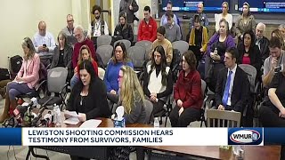 Lewiston shooting commission hears testimony from survivors families [upl. by Ahsiekyt140]