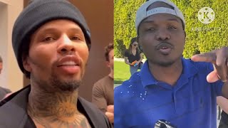 GERVONTA DAVIS SAVAGELY CHECKS TIM BRADLEY FOR CONSTANTLY HATING ALSO STILL FEELS HE WILL BEAT BUD [upl. by Easton281]