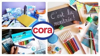 📢😃 Cora FOURNITURES SCOLAIRES 😱  back to school  👨‍👩‍👦‍👦 [upl. by Hunter601]