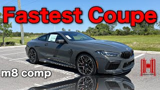 2024 BMW M8 Competition Fastest Coupe Test Drive and Spec Review [upl. by Jakie]