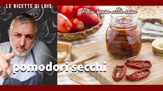 pomodori al forno secchi sottolio fatti in casa [upl. by Sanburn]