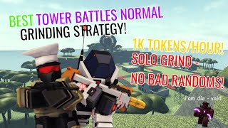 THE EASIEST SOLO TOWER BATTLES TOKEN GRIND IN TOWER DEFENSE X [upl. by Aretta]