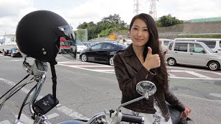 BIKER GIRL バイク女子 朱香 quotPeppers DRIVEINquot 平塚 湘南ツーリング [upl. by Pascia]