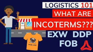 What are EXW FOB DDP Incoterms  Global Logistics Explained 2021 [upl. by Vickie858]