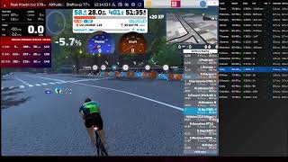 Zwift TFC M7 Cobbled Climbs Reverse 3 Laps [upl. by Eirallam]