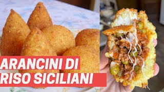 ARANCINI SICILIANI ricetta originale [upl. by Ingra237]