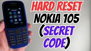 How to Hard Reset Nokia 105 Secret Code [upl. by Adnamma]