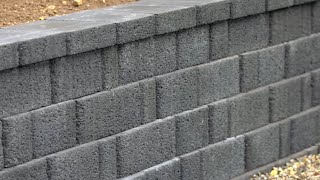 Build a Block Retaining Wall Like a Pro  Mitre 10 Easy As DIY [upl. by Koss]