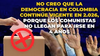 ¿Qué Pasará Con La DEMOCRACIA En COLOMBIA [upl. by Poler406]