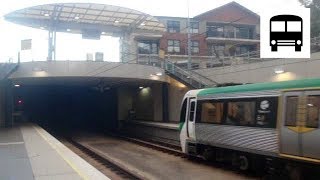 Transperth Trains BSeries EMU Batch One  Passing Subiaco Station Fremantle Line Perth [upl. by Anrahs]