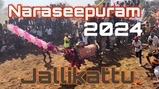 Naraseepuram jallikattu 2024 Athimugam hosur Tamil Nadu [upl. by Norreht]