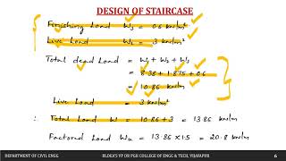 Design of Dog legged Staircase II Lecture34 II Module4 II DRCSE [upl. by Atina]