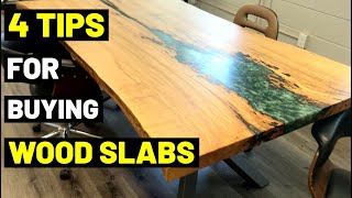 4 Tips For Buying WOOD SLABS Wood Slab Furniture  Tables  Urbn Timber Columbus Ohio [upl. by Airbas65]