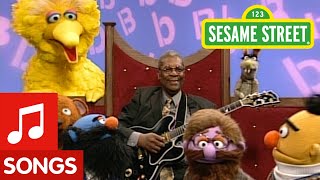 Sesame Street B B King The Letter B Song [upl. by Notkcorb514]