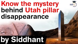 Mystery behind Utah pillar disappearance  Why are mysterious monoliths appearing across the globe [upl. by Elexa]