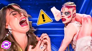 SCARIEST AGT Auditions That Will Make Your Skin Crawl  Friday the 13th SPECIAL [upl. by Hannover]