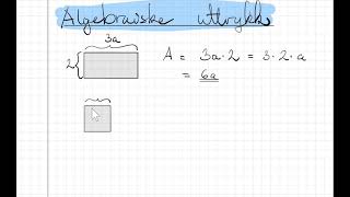 3 Algebraiske uttrykk  geometriske figurer [upl. by Cherie271]