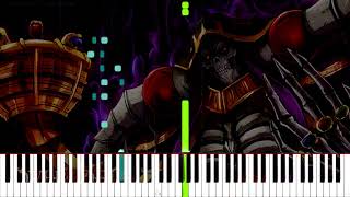 Overlord S3 OP MYTH amp ROID  VORACITY  Piano Cover  Sheet Music 4k [upl. by Araid]