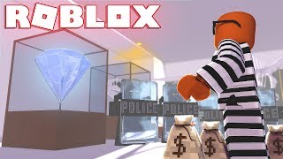 NEW JAILBREAK DIAMOND DINOSAUR MUSEUM ROBBERY IN ROBLOX [upl. by Trinity]