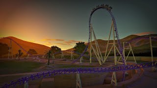 Replacing Montu With a Swing Launch Intamin Blitz Planet Coaster [upl. by Anavi679]