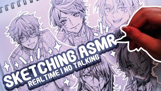 Sketching ASMR LUXIEM Real Time  No Talking [upl. by Immij]