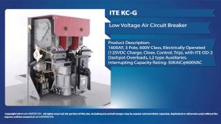 ITE KCG Low Voltage Air Circuit Breaker [upl. by Kammerer]