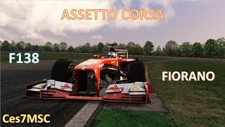 Assetto Corsa F1 2013  Ferrari F138  Fernando Alonso  Fiorano Hotlap  Download Link [upl. by Htiekal371]