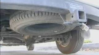 How to Change A Flat Tire  How To Remove A Spare Tire [upl. by Robbi]