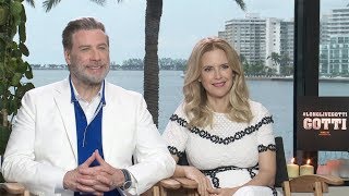 John Travolta amp Kelly Preston Interview Gotti [upl. by Keel]