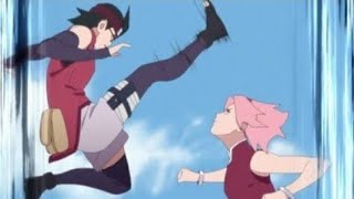 Sakura vs Sarada amv Breaking through [upl. by Lennahc883]