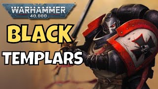 Black Templar Space Marines EXPLAINED  Warhammer 40K Lore [upl. by Nissa]