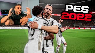 MI PRIMERA VEZ JUGANDO PES 2022  ¿FIFA 22 TIENE AHORA RIVAL [upl. by Refinej]