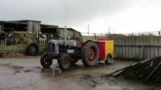 Fordson Diesel Major Ford 2701E Dyno Sigma 5 Auto Test Run Dynamometer [upl. by Bertilla]