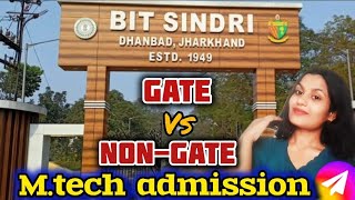 GATE Vs NONGATE 😲🤔 BITSINDRI 🎯Mtech bitsindriadmission bitsindridhanbad mtech withoutgate🧐 [upl. by Ellednahc]