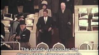 Historic Footage JFK Inauguration 1961 [upl. by Jarlath]