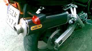 Arrow exhaust FZS 600 Fazer [upl. by Pitt]