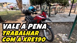 🔴LADO BOM DE TRABALHAR EM UMA XRE 190 EM 2024 UBERMOTO 99MOTO e IFOOD [upl. by Fina593]