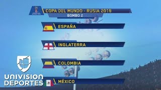 Bombos de los grupos para el sorteo de Rusia 2018 [upl. by Angy]