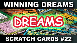 Winning Dreams  Five Crossword Scratch Cards 22 [upl. by Nottage]