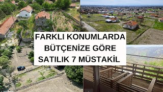 FARKLI KONUMLARDA BÜTÇENİZE GÖRE SATILIK 7 MÜSTAKİL YER [upl. by Anaerb]