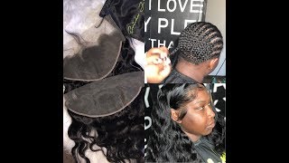 13x6 Frontal Sew In  Low Hairline  SCALP  ERICKA J [upl. by Ayerf570]